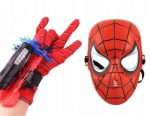 Kinnas Spiderman kleepuvate kuulide ja maskiga