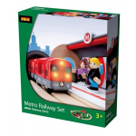 Puitu puid BRIO World Circuit Metro - Complekt 20 t&uuml;kki - Ravensburger - Segatud alates 3 aastast