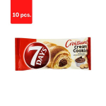 Croissant 7 DAYS, sarapuup&auml;hklit&auml;idisega ja k&uuml;psiset&uuml;kkidega, 60 g x 10 tk. pakett
