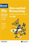 Bond 11plus: Non-verbal Reasoning: Multiple-choice Test Papers: Pack 2
