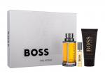 Komplekt Hugo Boss meestele: Tualettvesi EDT, 100ml + 10 ml + du&scaron;igeel, 100ml