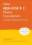 AQA GCSE 9-1 Maths Foundation All-in-One Complete Revision and Practice: Ideal for Home Learning, 2023 and 2024 Exams edition, Foundation tier, AQA GCSE Maths Foundation Tier All-in-One Revision and Practice