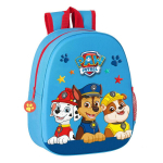 3D-Laste seljakott The Paw Patrol Punane Sinine (27 x 32 x 10 cm)