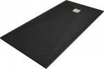 Ristk&uuml;likukujuline du&scaron;ialus Mexen Stone+ koos sifooniga, black, 160x70,80,90,100 cm