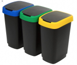 3 Rotho Twist pr&uuml;gikastide komplekt, 3x25L