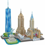 3D pusle &bdquo;New York&ldquo; Cubic Fun, 126 osa