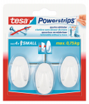 Nagid Tesa PowerStrips, v&auml;ike,ovaalne,valge, 3tk