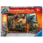Pusle komplekt Ravensburger Fallen Kingdom, 08054, 3 x 49 osa