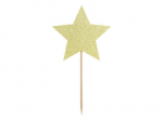 Tikukaunistus Stars Gold 11,5 cm (1 pakk/ 6 tk)