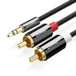 UGREEN AV116 3,5mm Jack to 2RCA (Cinch) kaabel 5m (must)