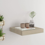 vidaXL seinariiul, tammev&auml;rvi, 23 x 23,5 x 3,8 cm MDF