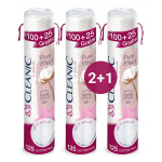 Puuvillased vatipadjad &bdquo;Cleanic Pure Effect&ldquo;, 3 x 120 tk. (2+1)