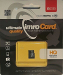 Telefoni m&auml;lukaart Imro m&auml;lukaart 8GB microSDHC cl. 10