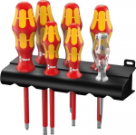 Wera Kraftform Plus 160i/165i/7 VDE elektriku kruvikeerajate kmpl 7 osa PZ+SL+pinge tester, raamiga