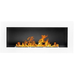 Biokamin seinale-sisseehitatav Bioheat 900x400 White Less