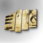 Viieosaline reproduktsioon Noodid ja klaveriklahvid