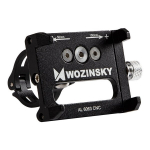 Wozinsky WOBHBK1 Vastupidav Metallist Jalgratta / Moto / Kvad / T&otilde;ukeratta raamifiksaator telefoni jaoks 5,5-10cm Must
