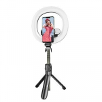 Selfie pulk (Selfie stick) RoGer V14 Universal Tripod Stand for Selfie with LED Lamp