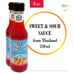 Magushapukaste (kevadrullide jaoks), Sweet and sour Sauce, Healthy Boy Brand, 2x250ml