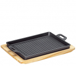 K&uuml;chenprofi grill/serveerimispann alusega
