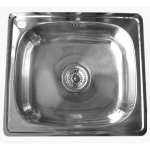 Roostevabast terasest valamu 604, vasak (segisti auk vasakul)