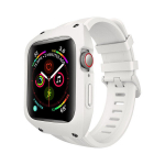 Apple Watch PROTECT &Uuml;mbris ja Rihm &ndash; Valge 40mm