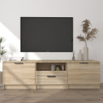 vidaXL telerikapp, Sonoma tamm, 140x35x40 cm, tehispuit