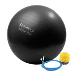 V&otilde;imlemispall HMS YB02 65 cm pumbaga, must