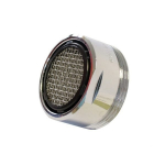 Kroomitud aeraator Ba-DE 24M, vooluhulk 24l/min, kummist tihendiga