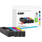 KMP tindikassett H117V HP 970/971XL Multipack Refilled, ts&uuml;aan, magenta, kollane, must