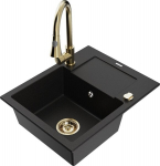 Graniidist k&ouml;&ouml;givalamu Mexen Enzo koos segisti ja sifooniga, Black+Gold