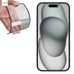 Evelatus Kummist Serva Anti-Break 3D Klaas Apple iPhone 15 Jaapani Liim Must
