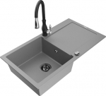 Graniidist k&ouml;&ouml;givalamu Mexen Leo koos segisti ja sifooniga, Grey+Black