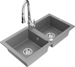 Graniidist k&ouml;&ouml;givalamu Mexen Mario koos segisti ja sifooniga, Grey+Chrome