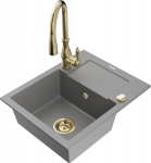 Graniitk&ouml;&ouml;givalamu Mexen Enzo segisti ja sifooniga, Grey+Gold