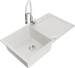 Graniitk&ouml;&ouml;givalamu Mexen Leo segisti ja sifooniga, White+White/Chrome