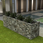 Gabioon lillepott, teras, 360x90x100 cm