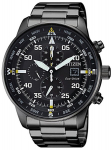 Citizen Eco-Drive CA0695-84E meeste kronograaf, must 43 mm, 100 m