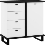 Kummut Meblocross Cross Cro-04 1D4S, must/valge