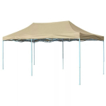 vidaXL kokkupandav pop-up telk, 580 x 291 x 315 cm, kreemjas