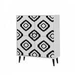 Kapp Kalune Design 869, 111 cm, valge/must