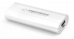 Akupank Esperanza kaasaskantav laadija 4400mah, valge