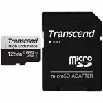 Telefoni m&auml;lukaart MEMORY MICRO SDXC 128GB W/ADAP/C10 TS128GUSD350V TRANSCEND