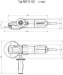 Lamepea nurklihvija WEF 9-125, Metabo