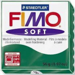 Pol&uuml;meersavi Soft 57g smaragdroheline, Fimo /6