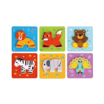 Hariv puidust pusle Loomad 34 elementi, Tooky toy