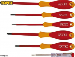Kruvikeerajate komplekt VDE 1000V 5-osaline+ indikaator 230V
