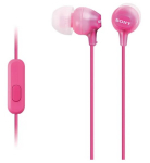 K&otilde;rvaklapid - SONY - MDR-EX15APPI.CE7 - Roosa - Juhtmega - Universaalne kaugjuhtimispult