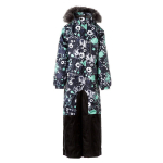 Huppa Laste talvekombe FENNO 2, MINT PATTERN/ BLACK, 98