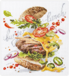 Tikkimiskomplekt Magic Needle "Burger Lunch" 528-556